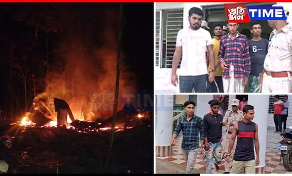 Mob Torches Residence of Murder Accused in Assam's Hailakandi; Police Arrest 16